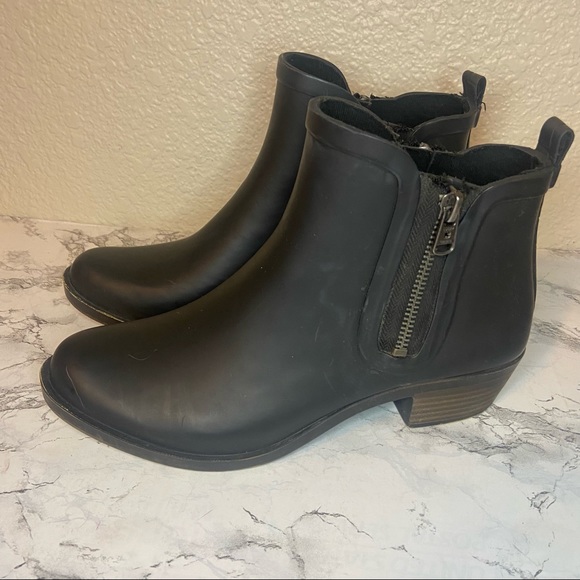 Lucky Brand Basel Rain Rubber Boots Size 7 - Picture 4 of 5